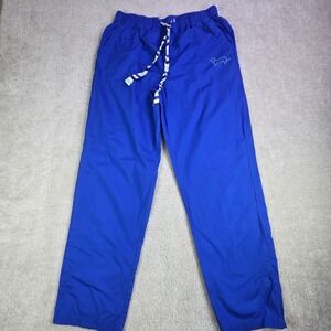 Peter Alexander Womens M Blue Cotton Lounge Pants Lightweight Stretch‎ Pajamas